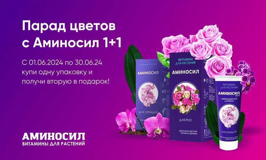 Акция ! ПАРАД ЦВЕТОВ с Аминосил Акция ! ПАРАД ЦВЕТОВ с Аминосил